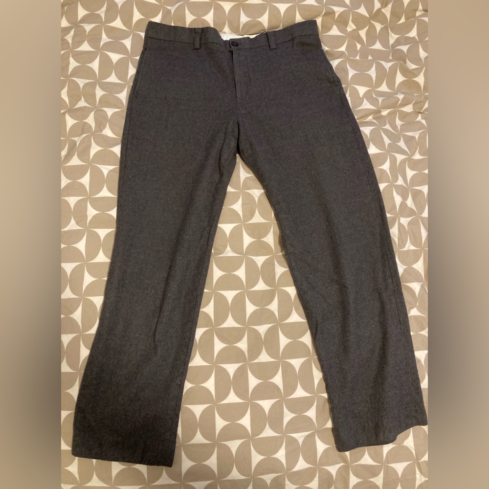 L.L. Bean Heavy Wool Pants Grey Warm Men’s 36x30